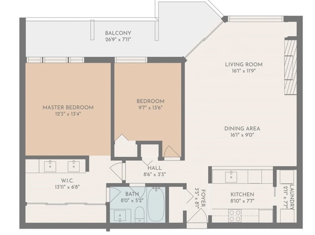 Seattle Area Condo Layout for Rent