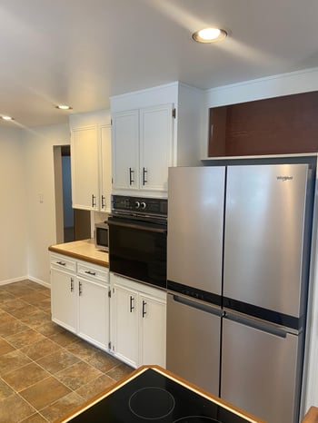 kitchen with stainless steel