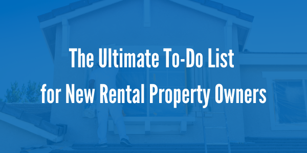 New Rental Property Owners